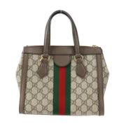 Gucci Vintage Pre-owned Canvas gucci-vskor Beige, Dam