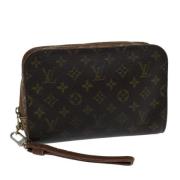 Louis Vuitton Vintage Pre-owned Canvas kuvertvskor Brown, Dam