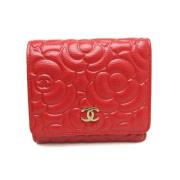 Chanel Vintage Pre-owned Laeder plnbcker Red, Dam