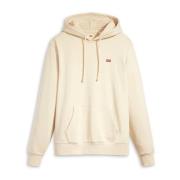 Levi's Essential Hoodie New Original Housemark Beige, Herr