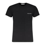 Trussardi Kortärmad Logo Print T-shirt Svart Black, Herr