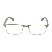 Emporio Armani Fyrkantig Ram Glasögon Gray, Unisex