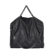 Stella McCartney Svart Faux Läder Falabella Axelväska Black, Dam