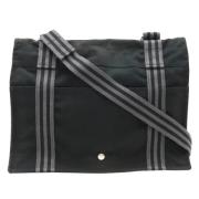 Hermès Vintage Pre-owned Canvas axelremsvskor Black, Dam