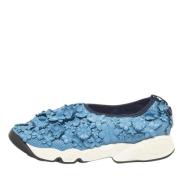 Dior Vintage Pre-owned Laeder sneakers Blue, Dam