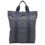 Hermès Vintage Pre-owned Canvas handvskor Gray, Dam