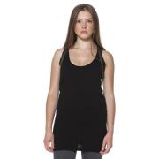 Fred Perry Svart Polyester Tanktopp med Insatser Black, Dam