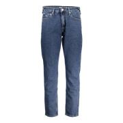 Tommy Hilfiger Denim Jeans Blå Slim Fit Logo Blue, Dam