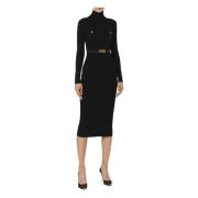 Elisabetta Franchi Elegant Klänning Kollektion Black, Dam