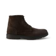 Duca di Morrone Suede Dark Brown Herr Boots Brown, Herr