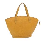 Louis Vuitton Vintage Pre-owned Laeder axelremsvskor Yellow, Dam