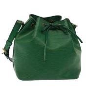 Louis Vuitton Vintage Pre-owned Laeder axelremsvskor Green, Dam