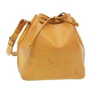 Louis Vuitton Vintage Pre-owned Laeder axelremsvskor Yellow, Dam