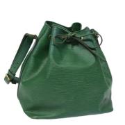 Louis Vuitton Vintage Pre-owned Laeder axelremsvskor Green, Dam