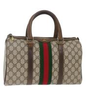 Gucci Vintage Pre-owned Laeder gucci-vskor Beige, Dam