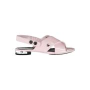 Calvin Klein Platta Rose Sandaler för Kvinnor Pink, Dam