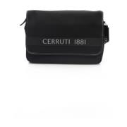 Cerruti 1881 Crossbody Väska med Logostängning Black, Herr