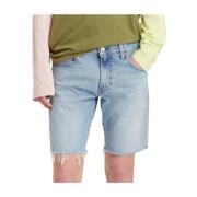 Levi's Slim Bermuda Shorts 412 Blå Blue, Herr