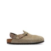 Birkenstock Lädersandaler med remdetaljer Beige, Herr