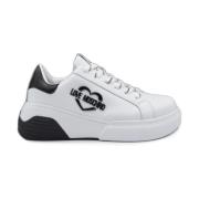 Love Moschino Star50 Vita Sneakers White, Dam