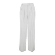 Patrizia Pepe Regular Fit Byxor White, Dam