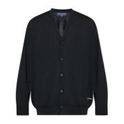 Comme des Garçons Cardigan med logotyp Black, Herr