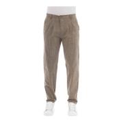 Baldinini Chino Byxor med Knapp och Dragkedja Beige, Herr