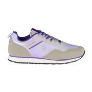 U.s. Polo Assn. Lila Lace Sneaker med Logo Print Purple, Dam