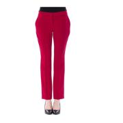 Byblos Slim Fit Byxor med Framfickor Pink, Dam