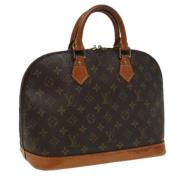 Louis Vuitton Vintage Pre-owned Canvas handvskor Brown, Dam