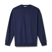 Hinnominate Bomull Crewneck Sweatshirt med Logo Print Blue, Herr