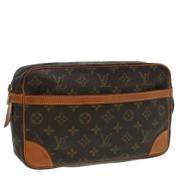 Louis Vuitton Vintage Pre-owned Canvas kuvertvskor Brown, Dam