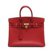 Hermès Vintage Pre-owned Laeder hermes-vskor Red, Dam