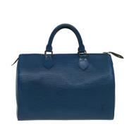 Louis Vuitton Vintage Pre-owned Laeder louis-vuitton-vskor Blue, Dam