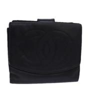 Chanel Vintage Pre-owned Laeder plnbcker Black, Dam