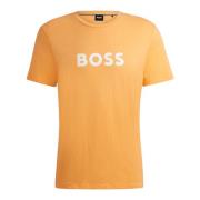 Hugo Boss Ekologisk Bomull Herr T-shirt Orange, Herr