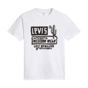 Levi's Herr Grafisk Crewneck T-shirt White, Herr