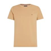 Tommy Hilfiger Slim Fit Stretch Tee för Män Beige, Herr