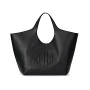 Anine Bing Lili Tote Läder Toteväska Black, Dam