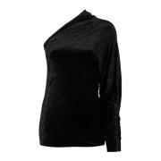 Rick Owens Svart Top - Stilfull och Elegant Black, Dam