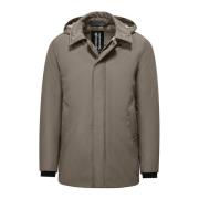 BomBoogie Vattenavvisande Trench Coat med Syntetisk Vaddering Brown, H...