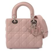 Dior Vintage Pre-owned Laeder handvskor Pink, Dam