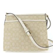 Coach Pre-owned Pre-owned Canvas axelremsvskor Beige, Dam