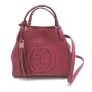 Gucci Vintage Pre-owned Laeder gucci-vskor Purple, Dam