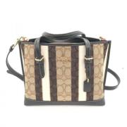 Coach Pre-owned Pre-owned Tyg axelremsvskor Multicolor, Dam