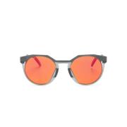 Oakley Orange Runda Solglasögon UV-skydd Orange, Unisex