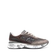 Premiata Nylon och Mocka Sneakers Multicolor, Herr