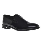 Baldinini Loafers in black patent leather Black, Herr