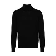 Tagliatore Svart Sweatshirt Aw24 Herrkläder Black, Herr