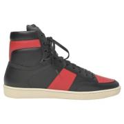 Yves Saint Laurent Vintage Pre-owned Laeder sneakers Black, Herr